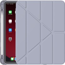 MobaxAksesuar Apple iPad Air 5 Air 4 10.9" Kılıf Kalem Bölmeli Trifolding Case A2072 A2316 A2324 A2325 A2588 A2589 A2591