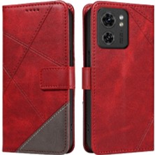 Mays Boutique Motorola Kenar 40 5g Deri Telefon Koruma Kılıfı ve Kart Için Flip Case (Yurt Dışından)