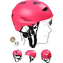 Sportaj Pembe Kız Çocuk Kaskı Spor Koruyucu Başlık Kaskı Kaykay Bisiklet Scooter Paten Için Kask Ayarlanabilir