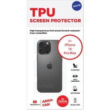 iPhone 16 Pro Max Mat Arka Yan Koruyucu Hd Film