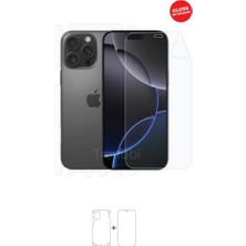 iPhone 16 Pro Max 360° Full Body Ekran Koruyucu Kaplama Ön Arka Yan Darbe Emici Hd Film