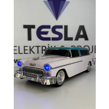 WS-1955 Klasik Araba Usb-Tf-Fm Radyo Bluetooth Hoparlör