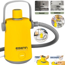 Eisenn Alman 1800 W Yellow Series Profesyonel Buharlı Temizleyici Buharlı Temizlik Makinesi 3 Bar