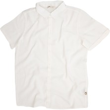 RG Brand Keten Çocuk Kısa Kollu Gömlek