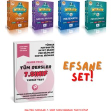 Paraf Yayınları 7. Sınıf İnteraktif Serisi 4'lü Set - Pembe Pasaj 7. Sınıf Tüm Dersler Yaprak Test