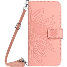 Dgplz Store Samsung Galaxy S24 Fe Için Crossbody Güneş Çiçeği Pu Kılıf (Yurt Dışından)