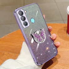 Dgplz Store Tecno Pop 5 Lte Için Glitter Tpu Telefon Kılıfı (Yurt Dışından)