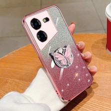 Dgplz Store Tecno Pop 5 Pro Için Glitter Tpu Telefon Kılıfı (Yurt Dışından)