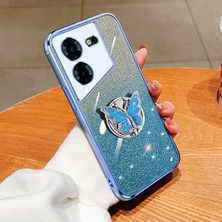 Dgplz Store Tecno Pop 5 Pro Için Glitter Tpu Telefon Kılıfı (Yurt Dışından)