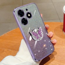 Dgplz Store Tecno Spark 10 Pro Için Glitter Tpu Telefon Kılıfı (Yurt Dışından)