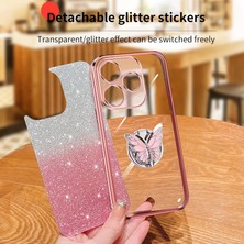 Dgplz Store Tecno Spark 10C Için Glitter Tpu Telefon Kılıfı (Yurt Dışından)