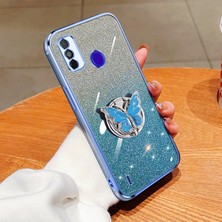 Dgplz Store Tecno Spark Go 2020 Için Glitter Tpu Telefon Kılıfı (Yurt Dışından)