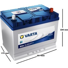 Varta Blue Dynamic E23 12 V 70 Ah 630 A(En) Akü