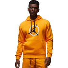 Nike Jordan Flight Mvp Graphic Fleece Pullover Hoodie Erkek Turuncu Sweatshirt