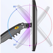 Nb North Bayou F80 17-30 " LCD / LED Monitör Tutucu Kol 2-9 kg Amortisörlü Vesa Monitör Standı