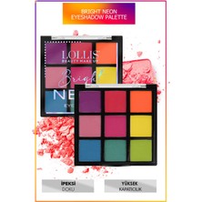 Lollis  Bright Neon Eyeshadow Palette / Bright Neon Far Paleti