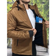 Mikro Ital Sıvı Geçirmez Kumaş Içikürklü Mont Manken Üzerindeki M Beden Boy 1.80 Kilo 80