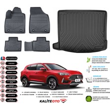 Kalite Oto Mg Hs Benzinli 2018 Sonrası 3D Bagaj Havuzu+3d Araca Özel Paspas Takımı Birebir Uyumlu
