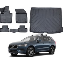 Kalite Oto Volvo XC60 2024 Model 3D Bagaj Havuzu+3d Araca Özel Paspas Takımı Luxury Serisi