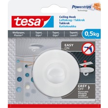 Tesa® Tavan Kancası - 0,5 Kg, Duvar Kağıdı ve Alçı Için