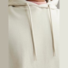 Jack & Jones Erkek Kapüsonlu Düz Renk Sweatshirt - Charge