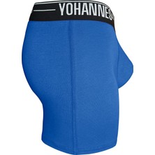 Yohannes Club Yohannesclub,Erkek, Özel Seperatörlü Pamuklu Boxer,Tekli, Saks Mavisi