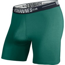 Yohannes Club Yohannesclub,Erkek, Özel Seperatörlü Pamuklu Boxer,Tekli, Zeytin Yeşil