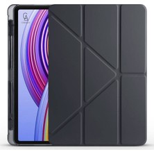 Coolacs Xiaomi Redmi Pad Pro 12.1 İnç Uyumlu Tri Fold Kalemlikli Tablet Kılıfı Ekran Koruyucu Kalem Seti