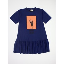 RG Brand Kız Çocuk Çöl Desenli Elbise