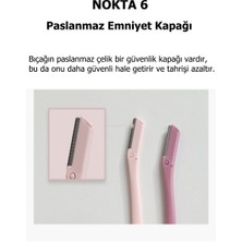 Şanskore Kaş ve Yüz Usturası Açık ve Koyu Gri Renk Kaş Alma ve Düzenleyici Düz Jilet 2'li Set