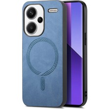 LR Joyful Redmi Note 13 Pro+ Magsafe ile Uyumlu 5g Deri Ten-Dokunmatik Telefon Kılıfı (Yurt Dışından)