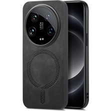 LR Joyful Xiaomi 14 Ultra Deri Ten-Dokunmatik Telefon Kılıfı Magsafe ile Uyumlu (Yurt Dışından)