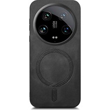LR Joyful Xiaomi 14 Ultra Deri Ten-Dokunmatik Telefon Kılıfı Magsafe ile Uyumlu (Yurt Dışından)