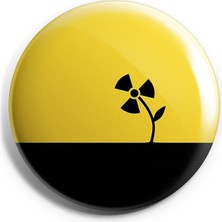 Major Selection Radyasyon Çiçeği Iğneli Çanta Rozeti