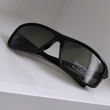 Ayel Glasses Spor Polarize Güneş  Gözlüğü  Yeşil Cam  Siyah Çerçeve