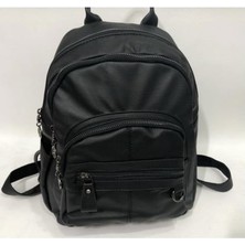 Monalisa Home Kadın Çok Bölmeli Yıkama Deri Sırt Çanta