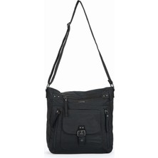 Monalisa Home Çcs Yıkamalı Deri Gray Renk  Kadın Kol ve Omuz Çantası