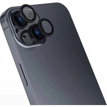 Apple Iphone 16 Plus Parmak Izi Bırakmayan Lens Koruma Parlak Kamera Koruyucu CL15