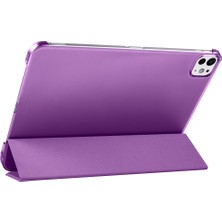 MobaxAksesuar Apple iPad Pro 11INÇ M4 2024 Kılıf Flip Cover Kalem Bölmeli Pc Case A2836 A2837 A3006