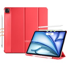 MobaxAksesuar Apple iPad Pro 11 3./4. Nesil M2 Kılıf Flip Cover Kalem Bölmeli Pc Case 2020-2022