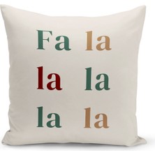 Bertille Home Yılbaşı Serisi Çift Tarafı Dijital Baskılı  4'lü Kırlent Kılıfı Seti (Christmas Noel Cushion Cover)