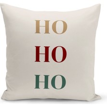 Bertille Home Yılbaşı Serisi Çift Tarafı Dijital Baskılı  4'lü Kırlent Kılıfı Seti (Christmas Noel Cushion Cover)