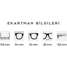 Corney Design Cintia Cat Eye Gözlük (Mavi Işık Filtreli)