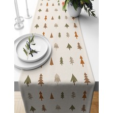 Bertille Home Yılbaşı Serisi 140X40 cm Dijital Baskılı Runner (Christmas Noel)