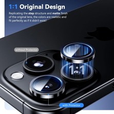 Lopard Apple Iphone 16 Pro Lens Kamera Koruyucu Premium Safir Parmak Izi Bırakmayan Cl-12