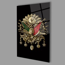 Exela Home Osmanlı Arması Duvar Dekoru Cam Tablo 4mm Dayanıklı Temperli Cam