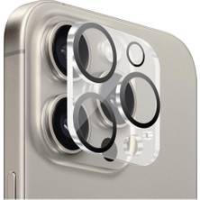 Vendas Apple iPhone 16 Pro Max Uyumlu Integrad Tam Uyumlu Kamera Lens Koruyucu