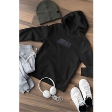 Swozz Bmw E46 Ön ve Sırt Baskılı 3 Iplik Kalın Kışlık Özel Tasarım Unisex Oversize Sweatshirt Hoodie