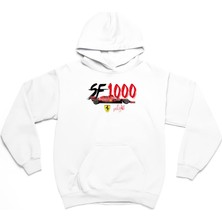 Swozz Formula 1 Ferrari Sf 1000 Baskılı 3 Iplik Kalın Kışlık Özel Tasarım Sweatshirt Hoodie