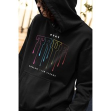 Swozz 3 Ip Kalın Kumaş Unisex Sweatshirt Hoodie Stay True